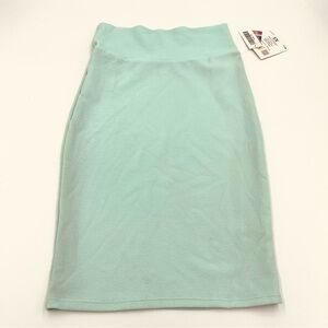 NWT LuLaRoe Mint Green Pencil Skirt Size XS